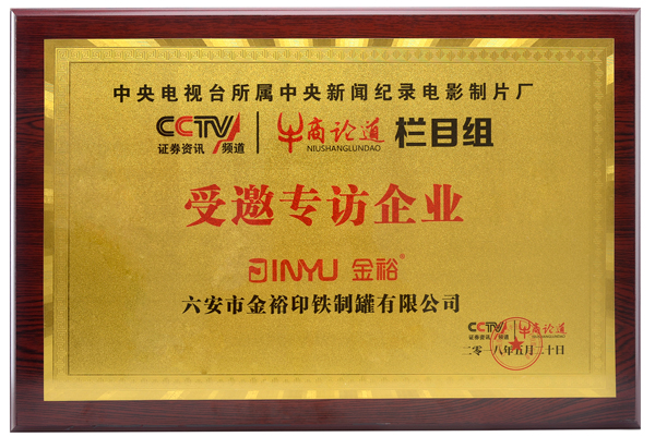 CCTV牛商論道欄目專訪企業